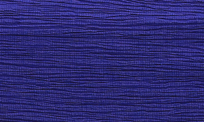 Eileen Fisher Crinkled Wide-leg Ankle Pants In Blue Violet