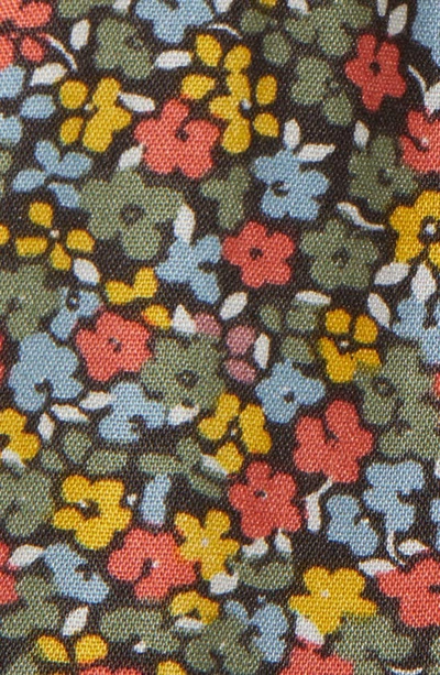 Shop O'neill Alma Floral Print Cutout Minidress In Multi Colored