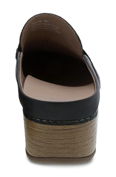 Dansko Bel Loafer Mule In Black