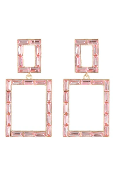 Shop Cara Statement Earrings In Pink