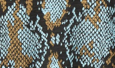 Proenza Schouler Printed Snake T-shirt In Black Multi