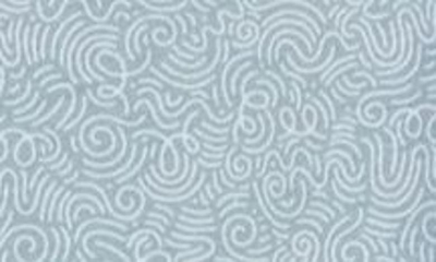 Westzeroone Scribble Short Sleeve Polo In Teal