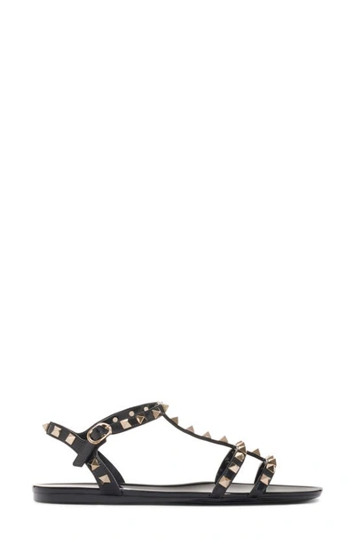 Shop Valentino Rockstud Sandal In Nero