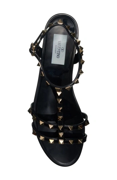 Shop Valentino Rockstud Sandal In Nero