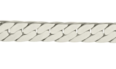 Sterling Forever Bentley Chain Necklace In Silver