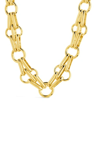 Shop Sterling Forever Asher Chain Necklace In Gold