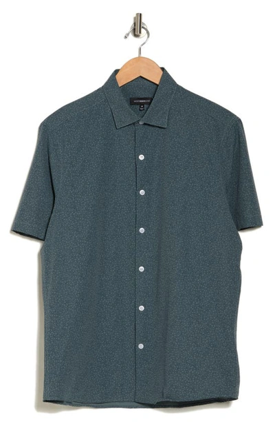 Shop Westzeroone Braxtyn Short Sleeve Shirt In Dark Green