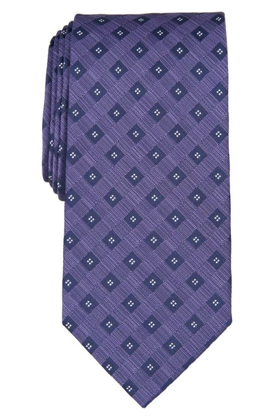 Shop Savile Row Co Erwin Geometric Tie In Purple
