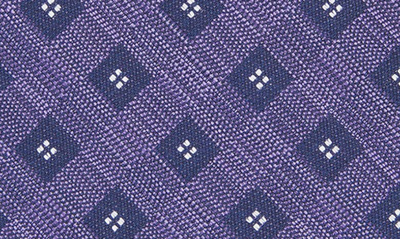 Shop Savile Row Co Erwin Geometric Tie In Purple
