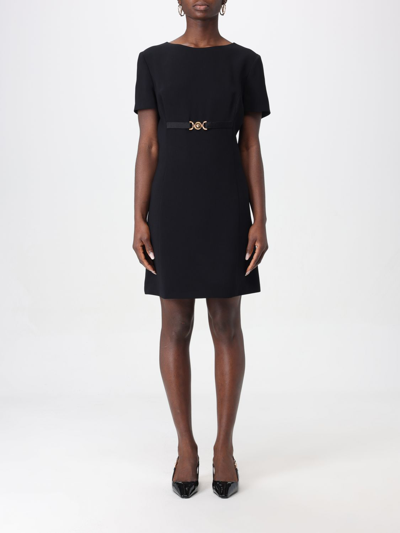 Shop Versace Dress  Woman Color Black