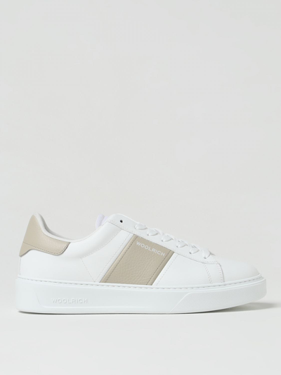 Shop Woolrich Sneakers  Men Color White