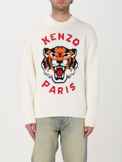 Shop Kenzo Sweater  Men Color White