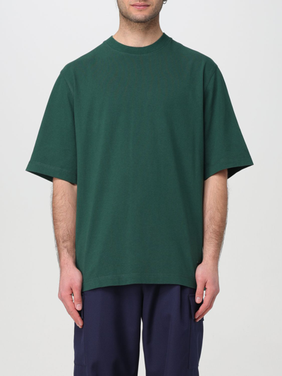 Shop Burberry T-shirt  Men Color Green