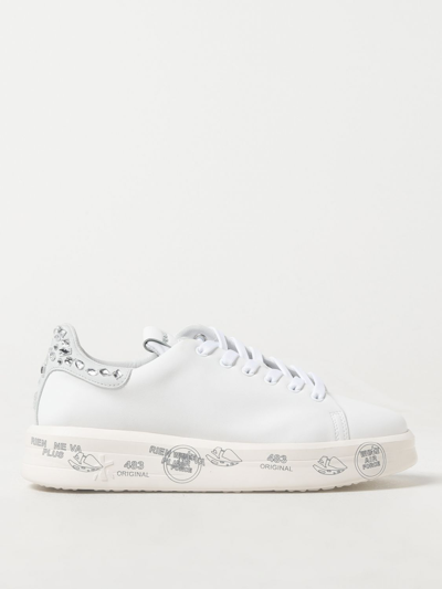 Shop Premiata Sneakers  Woman Color White