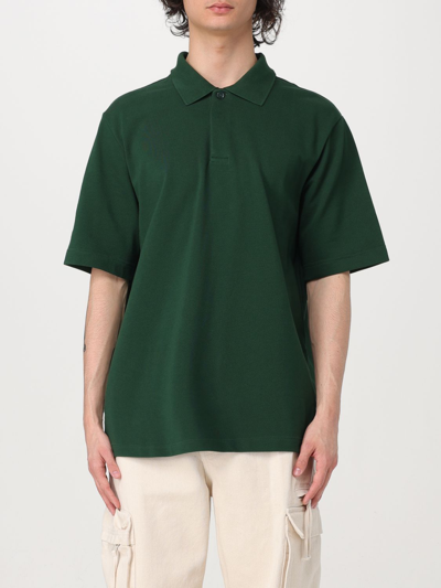 Shop Burberry Polo Shirt  Men Color Green