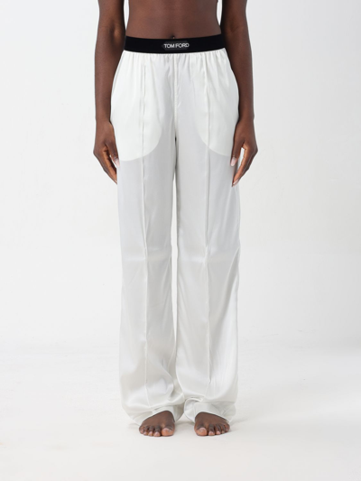 Shop Tom Ford Pants  Woman Color White