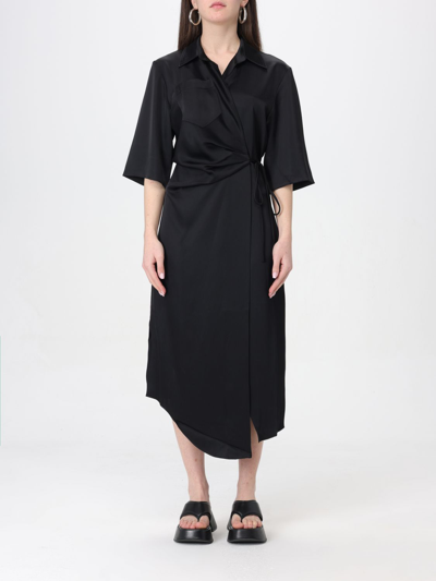 Shop Nanushka Dress  Woman Color Black