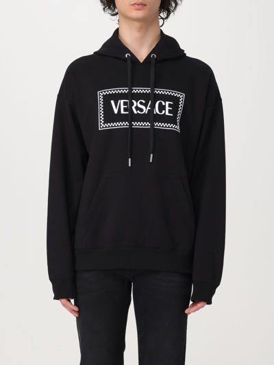 Shop Versace Sweatshirt  Men Color Black