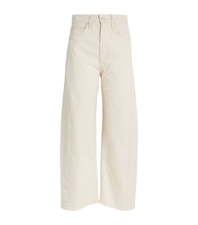 Shop Mother Half Pipe Ankle Jeans In White