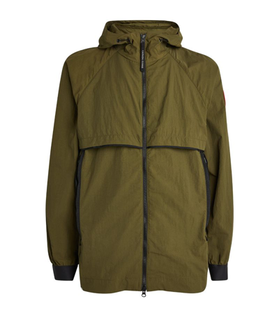 Shop Canada Goose Faber Hooded Jacket In Green