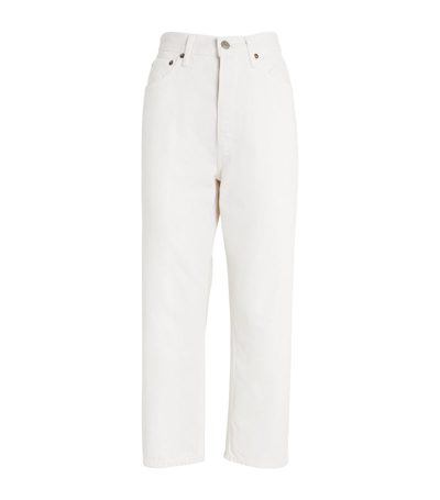 Shop Agolde 90s Crop Jeans In Neutral
