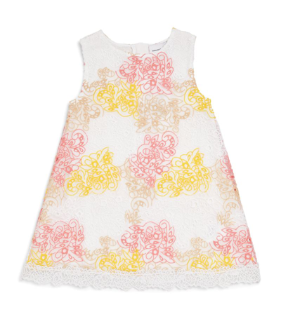 Shop Ermanno Scervino Junior Floral Mini Dress (4-14 Years) In Multi