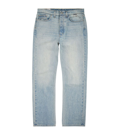 Shop Rhude 90s Mid-rise Straight Jeans In Navy