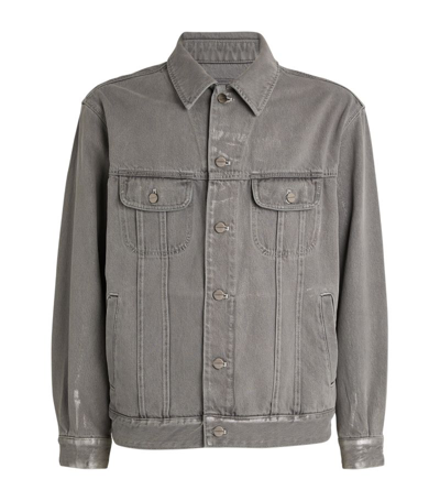 Shop Wooyoungmi Denim Jacket In Grey