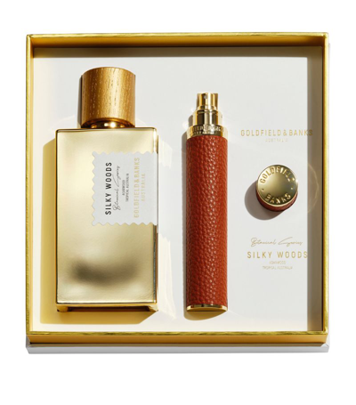 Shop Goldfield & Banks Silky Woods Pure Perfume Deluxe Coffret In Multi