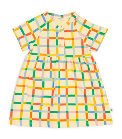 Shop The Bonnie Mob Organic Cotton Check Dress (2-4 Years) In Multi