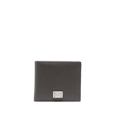 Shop Dolce & Gabbana Wallets In Grey