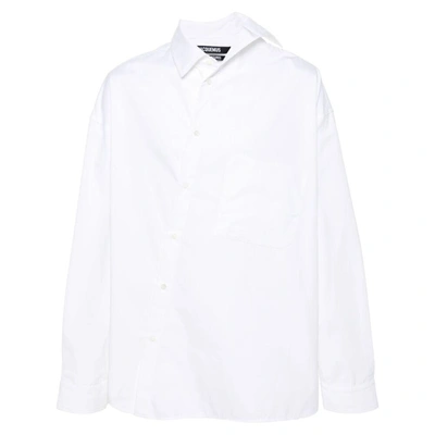 Shop Jacquemus Shirts In White