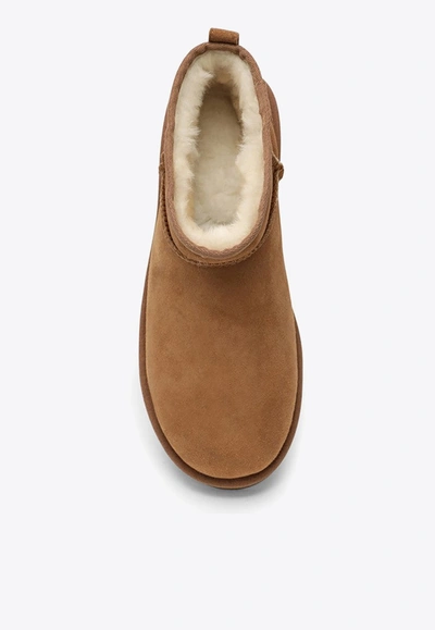 Ugg Classic Ultra Mini Boots In Beige