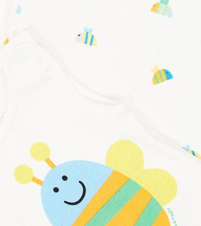 Stella Mccartney Baby Set Of 2 Printed Bodysuits In White