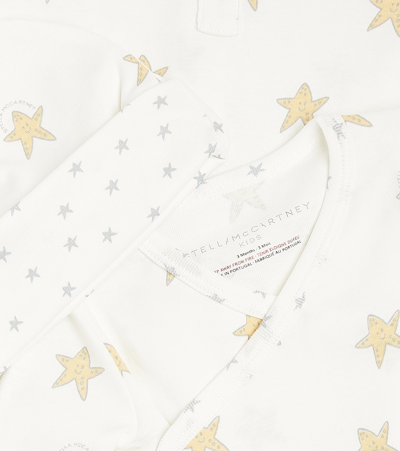 Stella Mccartney Baby Cotton Playsuit, Hat, And Blanket Set In Multicoloured