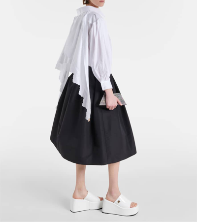 Nodaleto Bulla Yelena Leather Platform Slides In White
