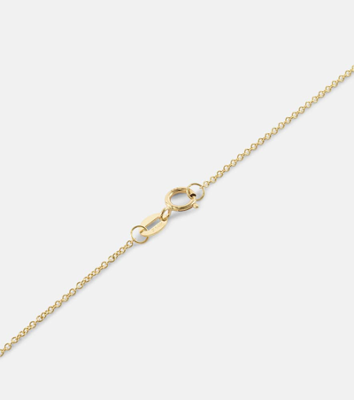 Stone And Strand Bonbon 14kt Gold Pendant Necklace With Emerald In Gold