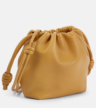 Loewe Flamenco Purse Bag In Mellow Nappa Lambskin In Brown