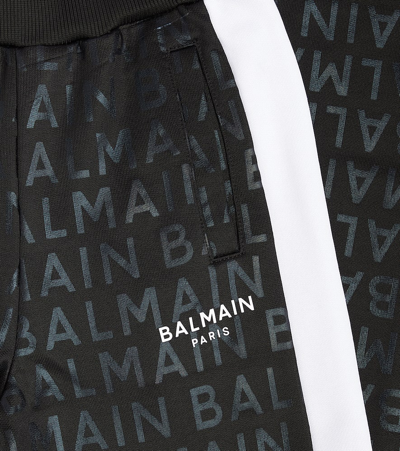 Balmain Cotton-blend Sweatpants In Multicolor
