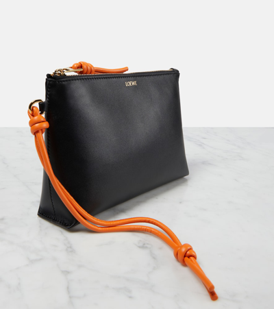 Shop Loewe Knot Leather Pouch