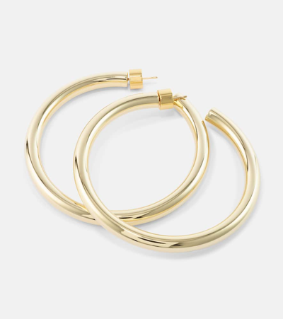 Shop Jennifer Fisher Natasha 14kt Gold-plated Hoop Earrings