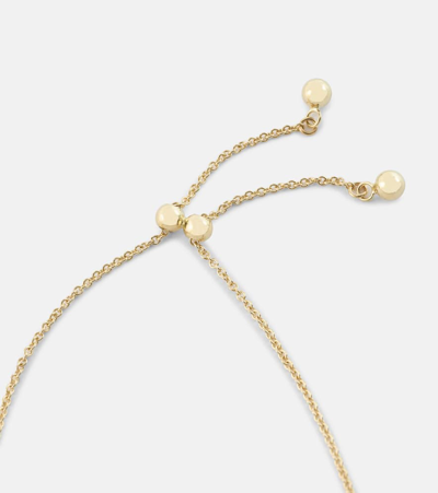 Stone And Strand Hey Mama 10kt Gold Bracelet With Diamonds In Gold