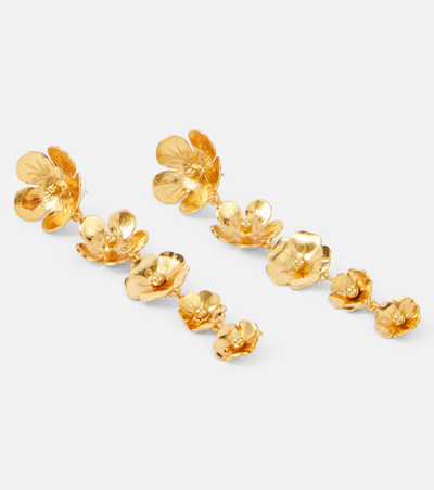 Shop Jennifer Behr Reign Earrings In Gold