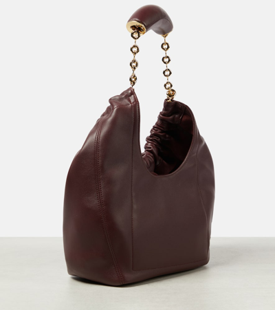 Shop Loewe Squeeze Small Leather Shoulder Bag In Rot
