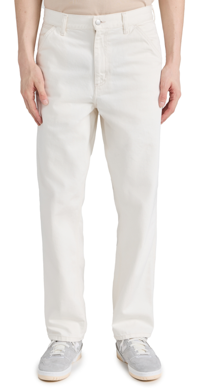 Shop Carhartt Single Knee Pants White