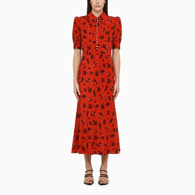 Shop Alessandra Rich Dresses In Red