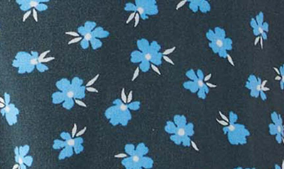 Shop O'neill Tobi Flower Print Twist Camisole In Slate