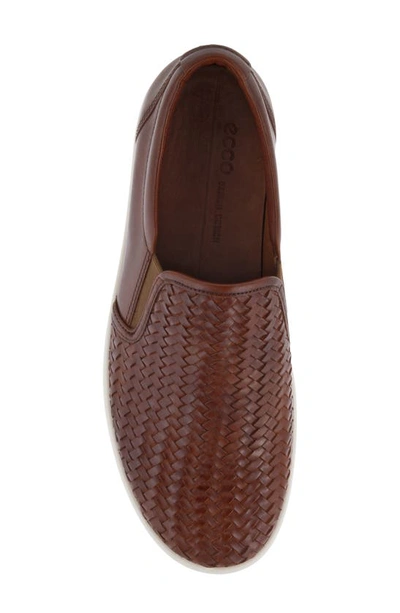Ecco Soft 7 Slip-on Sneaker In Cognac