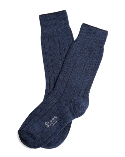Shop Stems Lux Cashmere & Wool-blend Crew Sock Gift Box