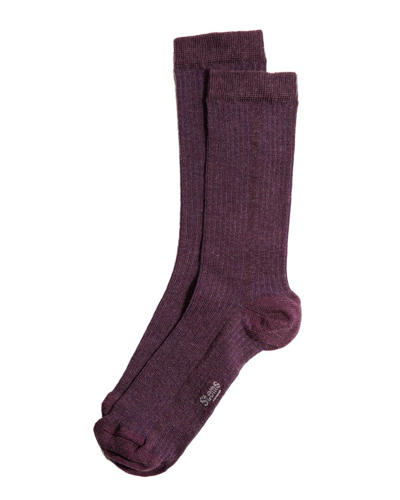 Shop Stems Eco-conscious Cashmere-blend Crew Sock
